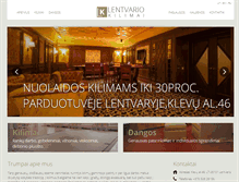 Tablet Screenshot of kilimai.eu